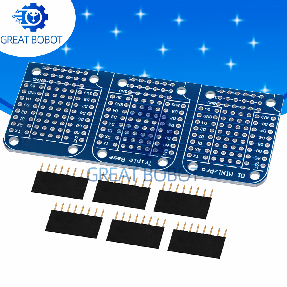 Wemos D1 Mini - Placa de Pruebas de Doble Cara