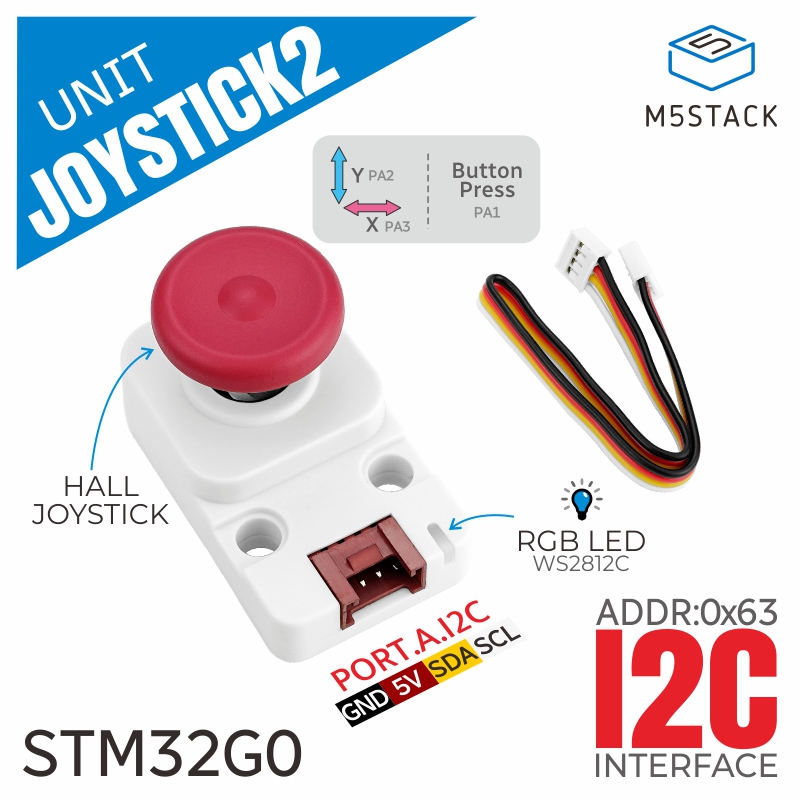 M5Stack - M5Stack Joystick I2c Oficial 2 Unidades