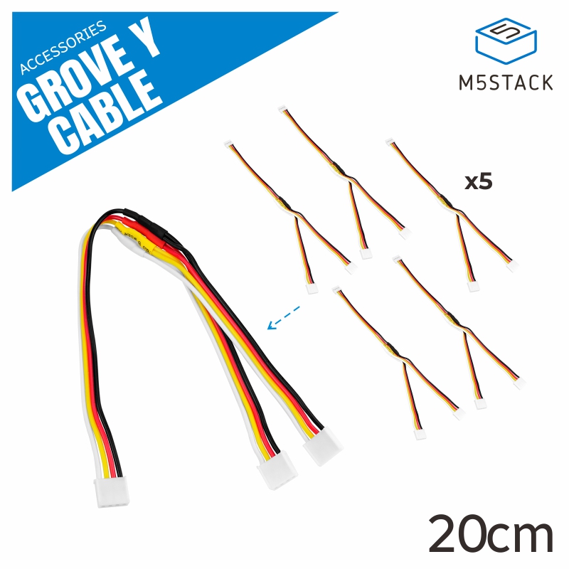 M5Stack - Cable Y Grove Oficial M5Stack 20cm