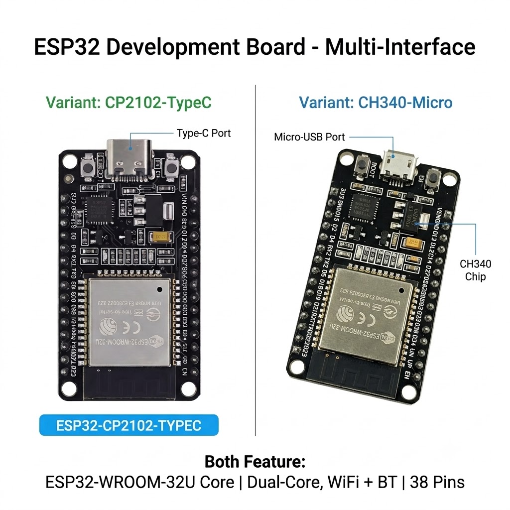 Nodemcuv2 - Placa de Desarrollo ESP32, Módulo IoT