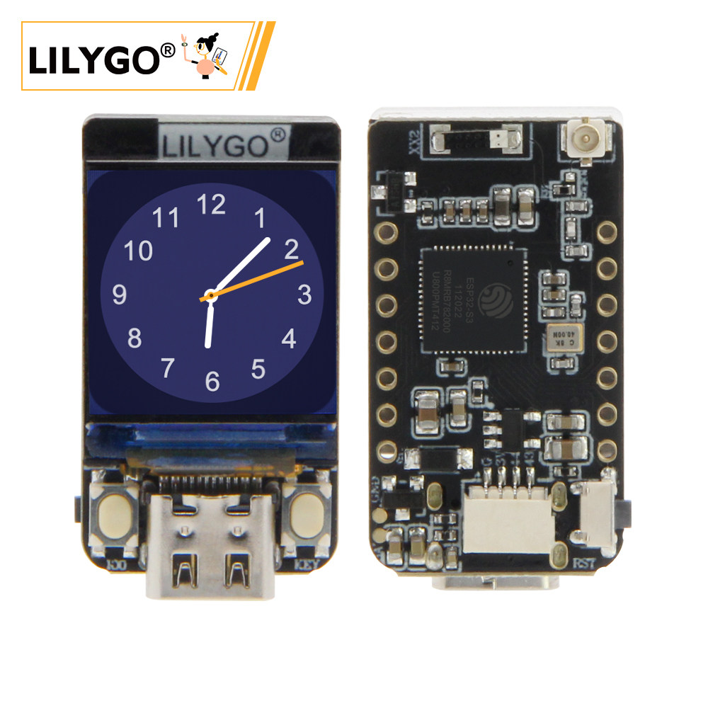 Lolin S3 - LILYGO T-QT Pro ESP32-S3 GC9A01 Módulo