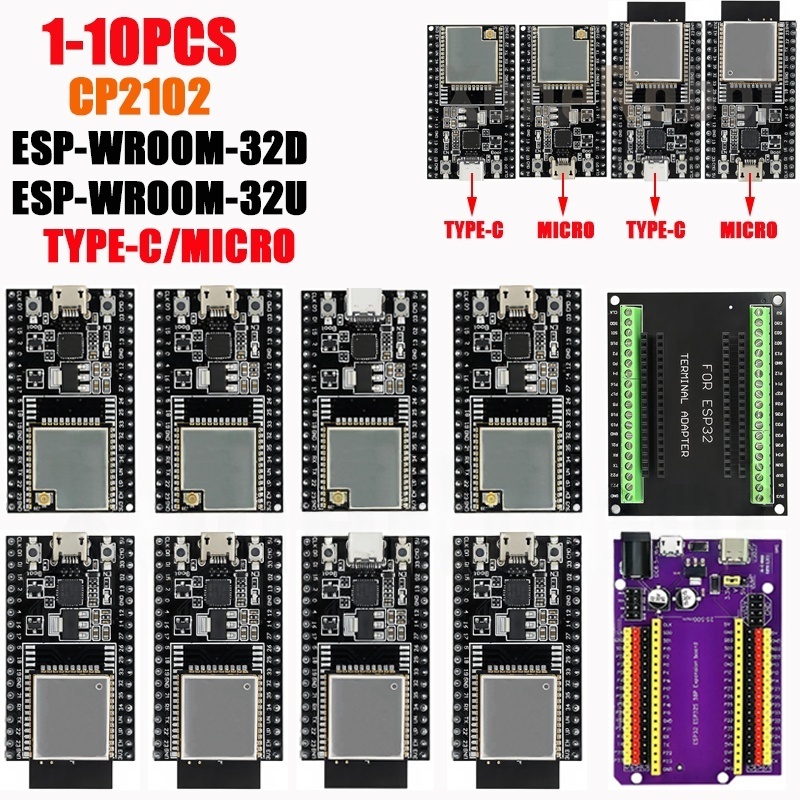 Nodemcu 32S - 1-10 Uds. Placa central de ESP32-DevKitC