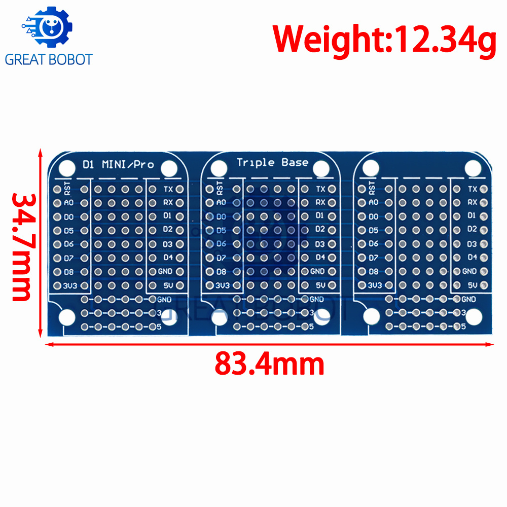 Placa de Pruebas de Doble Cara - Wemos D1 Mini reseña y precio