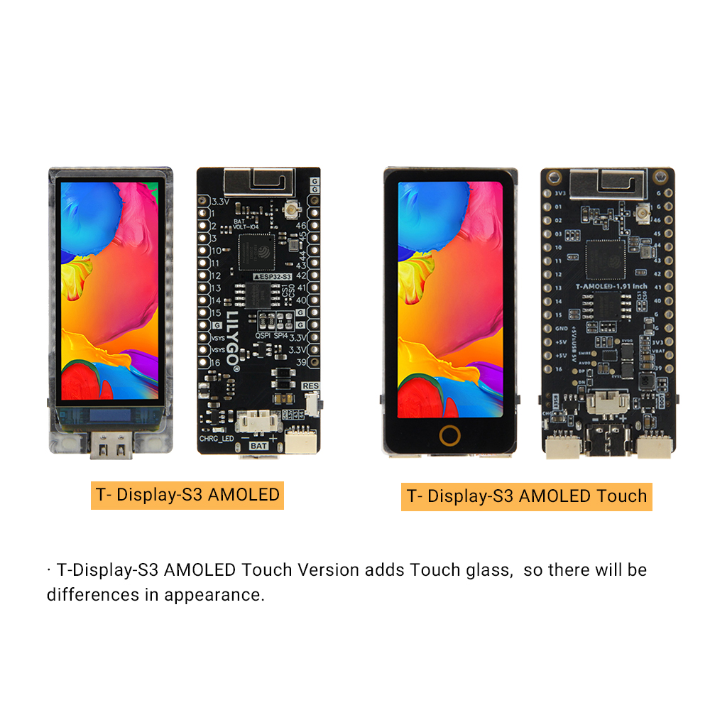 TTGO T-Display-S3 AMOLED ESP32 - Ttgo Tdisplay reseña y precio