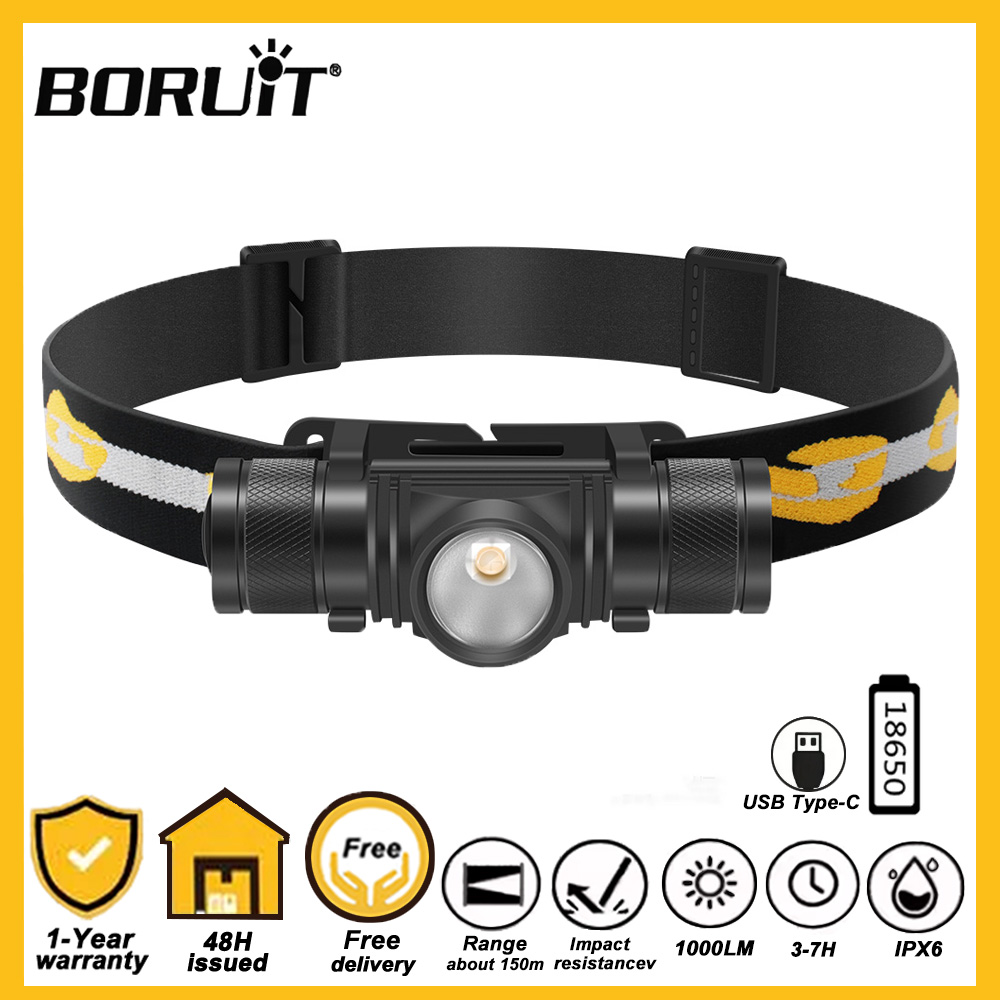 BORUiT D10 LED faro 18650 bate - Lolin D32 reseña y precio