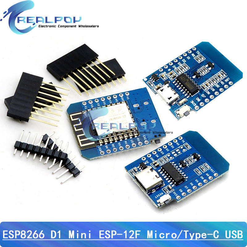 D1 Mini TYPE-C/MICRO ESP8266 E - Nodemcuv2 reseña y precio