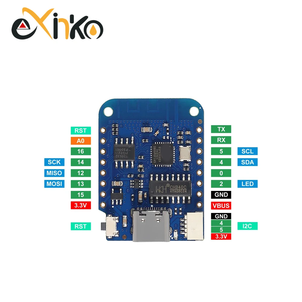 1/5/10 Uds WeMos D1 Mini ESP82 - Wemos D1 Mini reseña y precio